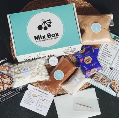 Mix box with baked delicacies sourced from home bakers
