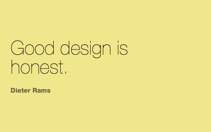 Dieter Rams Quote