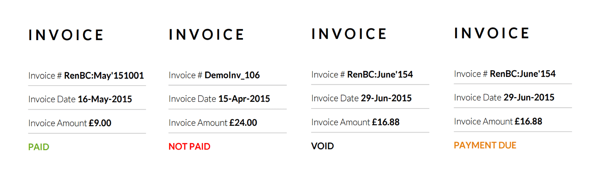 Invoice Status