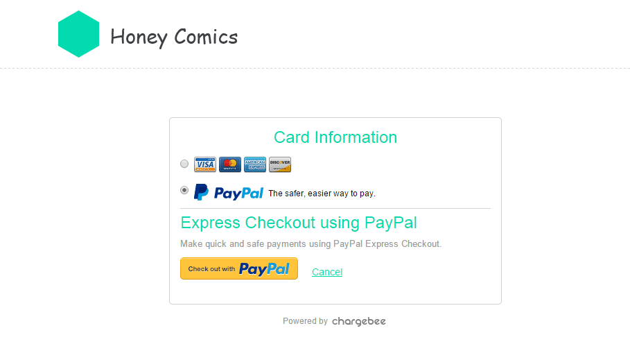 PayPal in Customer Portal