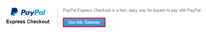 Config PayPal as Gateway