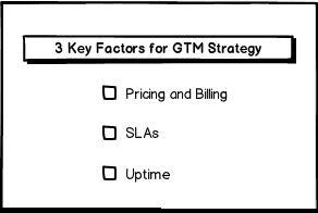 3 key factors for GTM Strategy