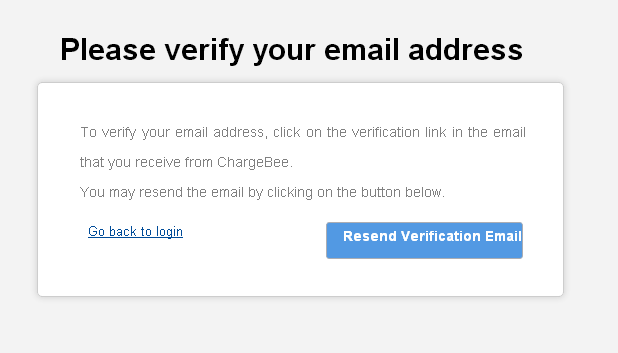 Asking user to Verify email address during second login