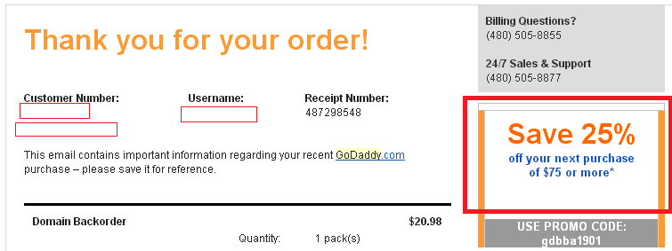 godaddy transactional email