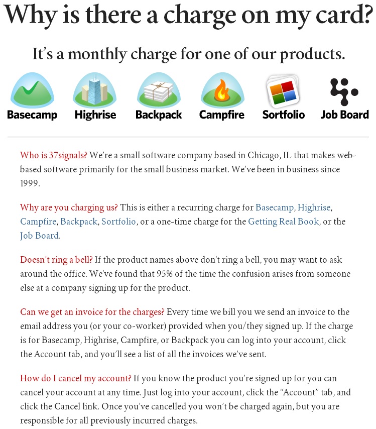 37 Signals Charge Page