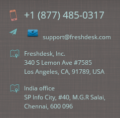 FreshDesk Contact