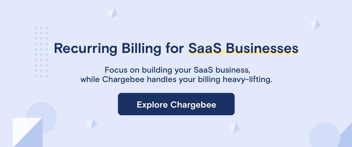 Chargebee, Recurring Billing for SaaS