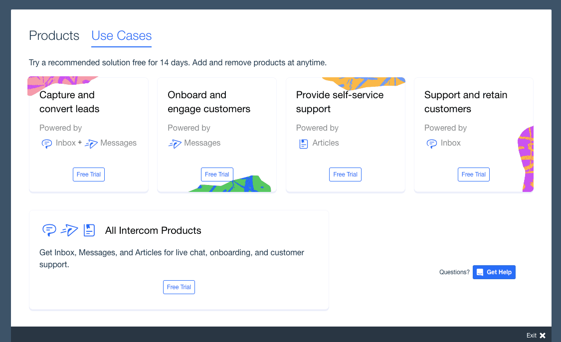 intercom customer onboarding