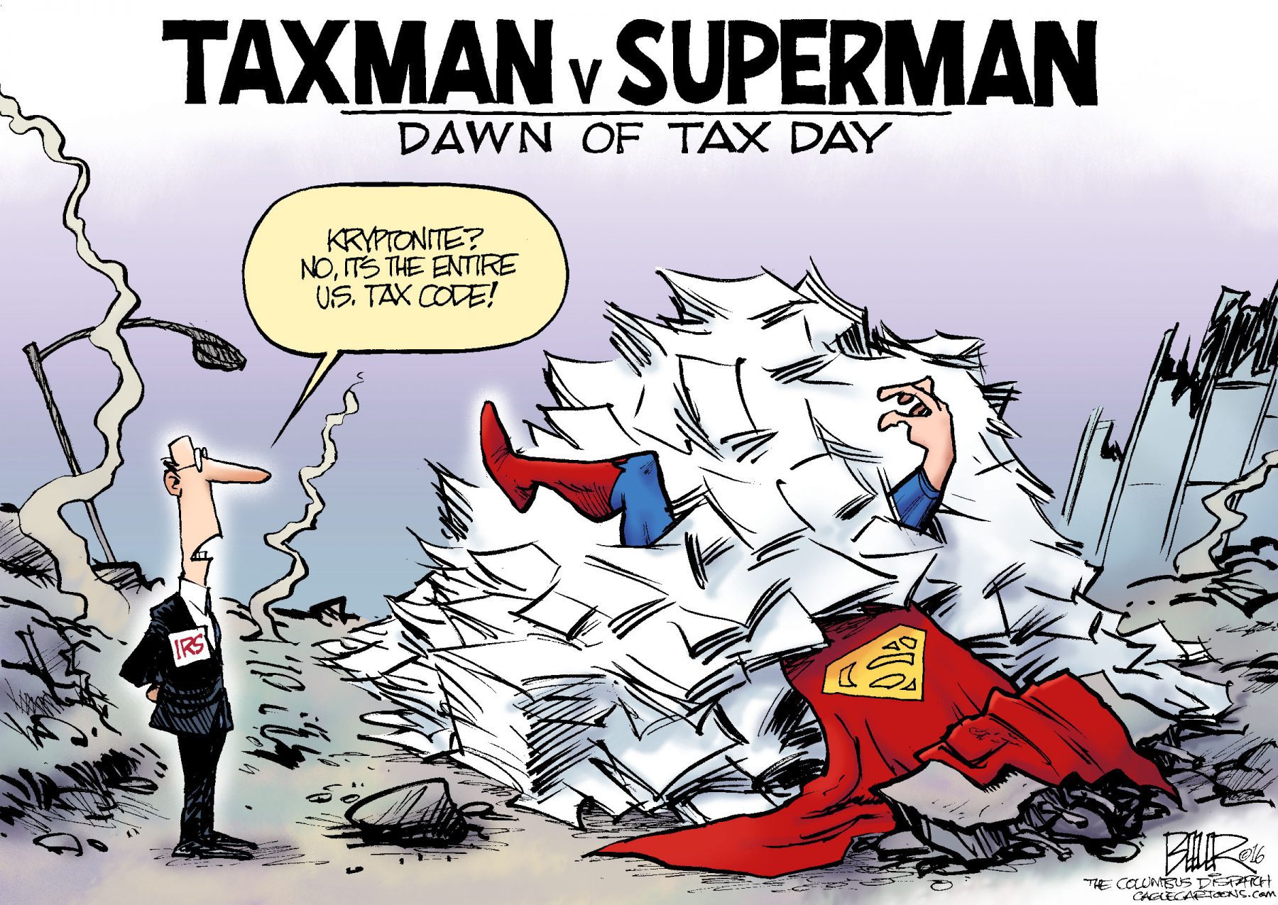 taxman vs superman