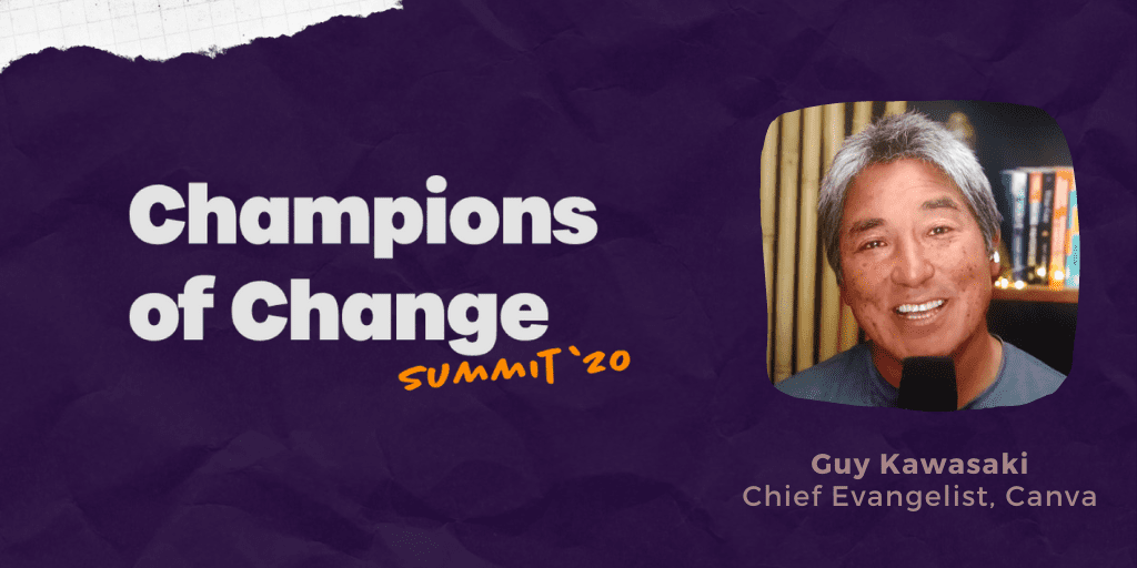 Produktionscenter Gurgle at styre Becoming a Champion of Change: 10 Nuggets from the 'Guy' himself -  Chargebee Compass