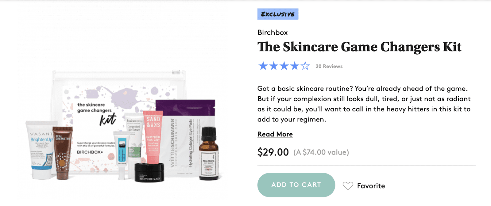 Birchbox has curated kits of subscription products