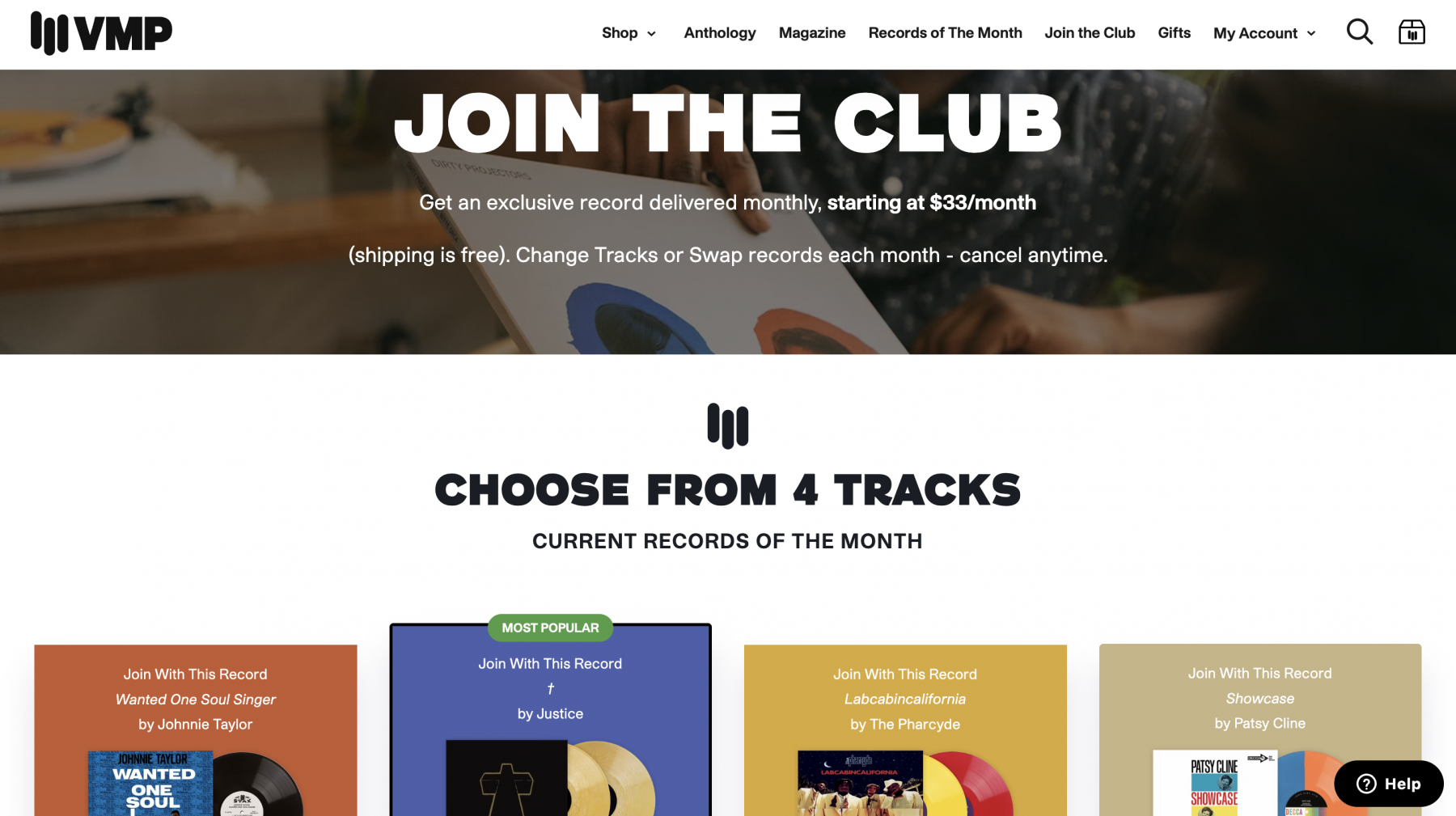Vinyl Me Please - an access-based subscription box for music lovers