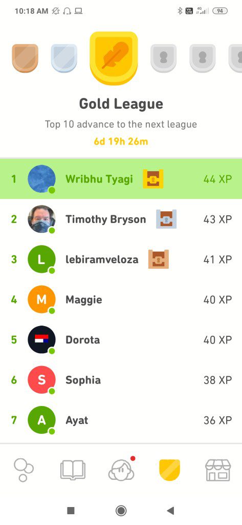 Duolingo Gamification