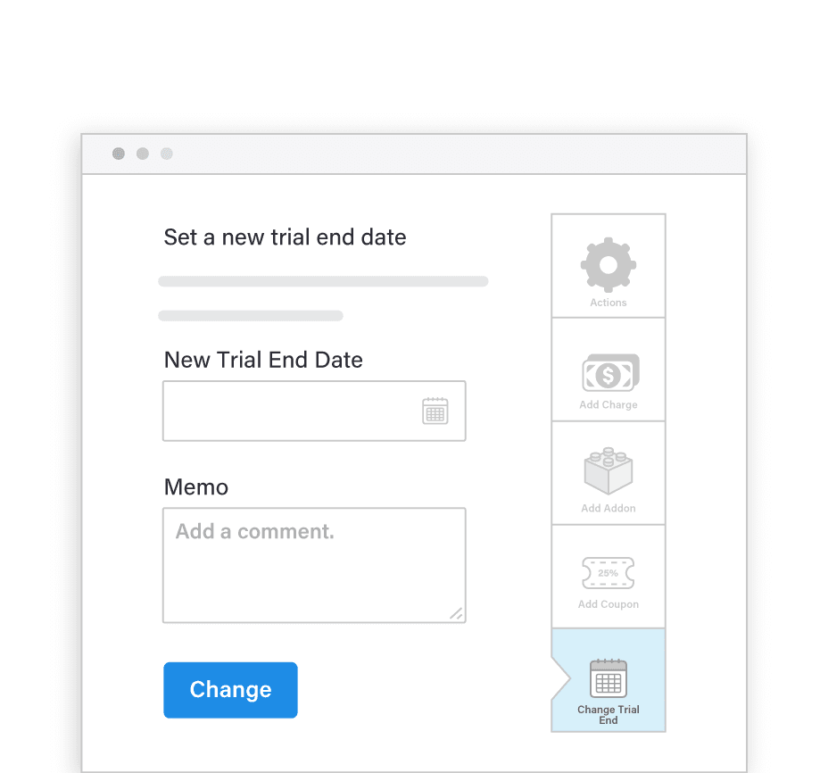 Flexible trial management with Chargebee