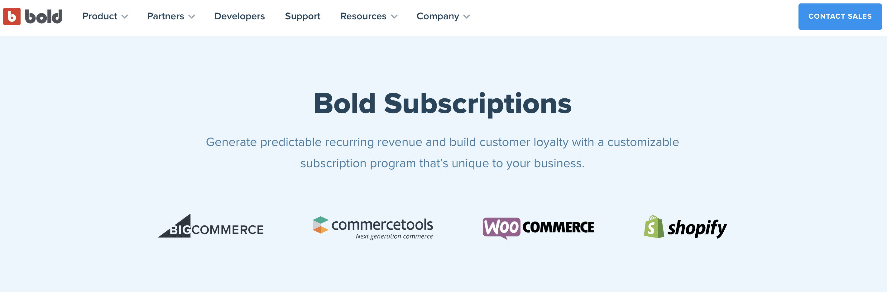 Bold subscriptions