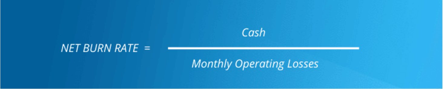 Net burn rate formula