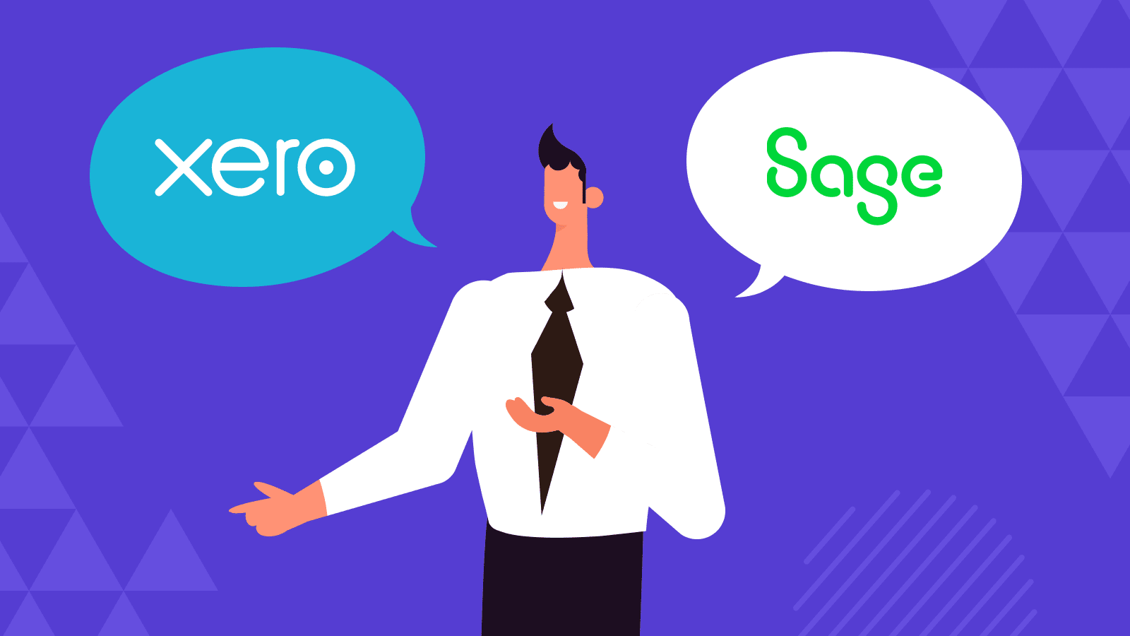 A man contemplates Xero vs Sage