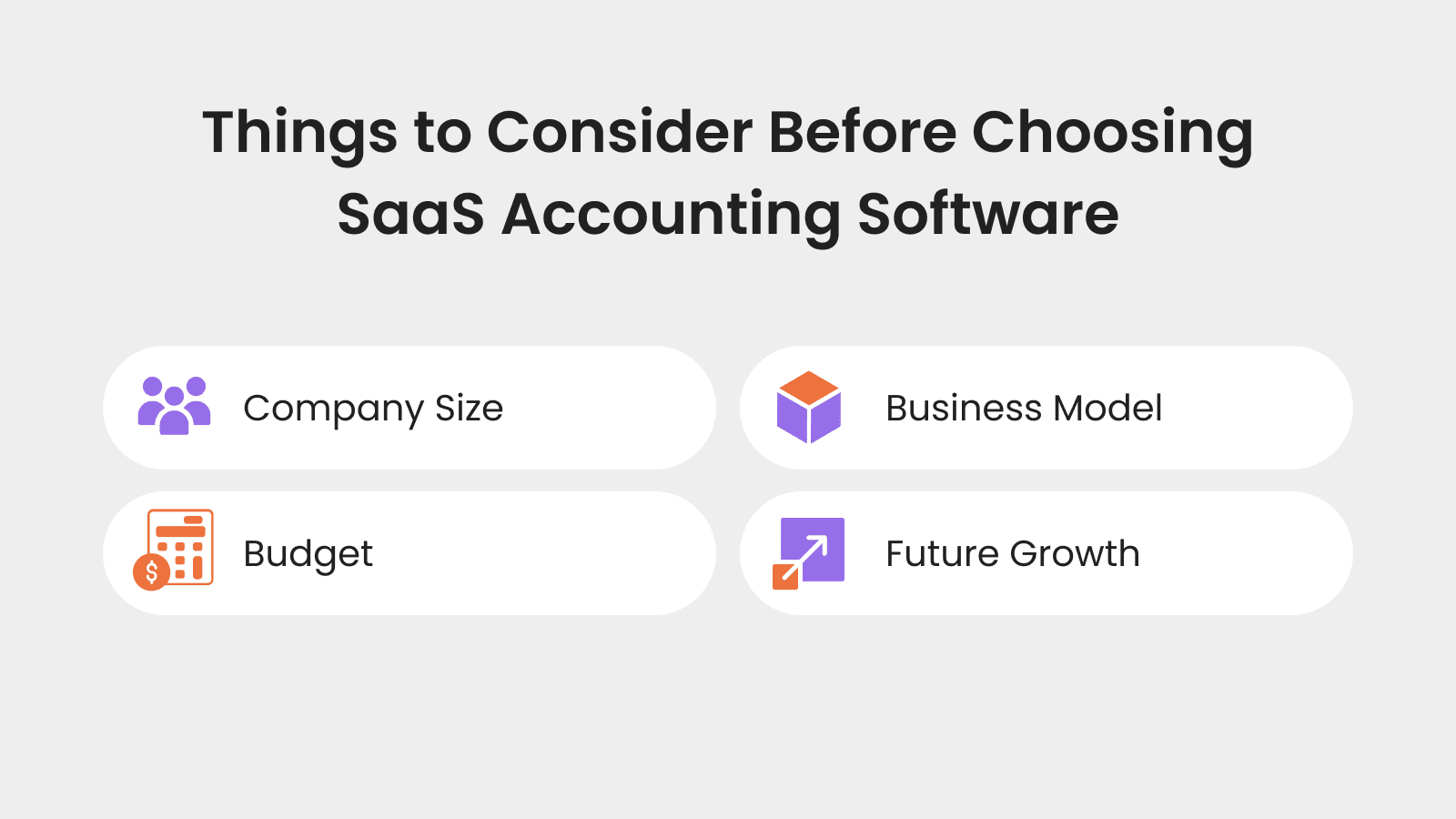 Things to Consider Before Choosing SaaS Accounting Software