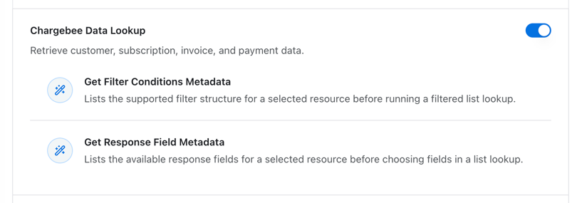 Data Access MCP server fields and filters toolset