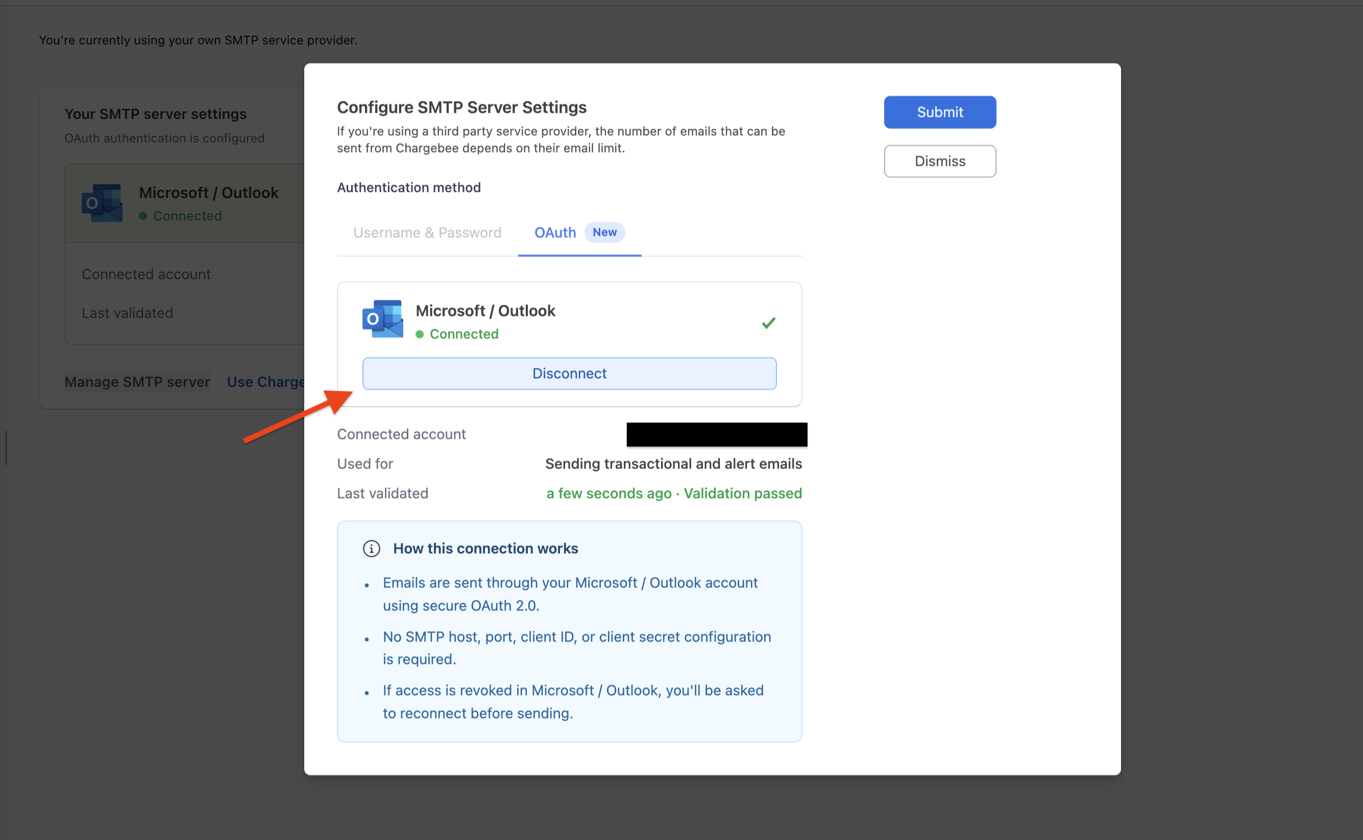 OAuth Provider Details Page