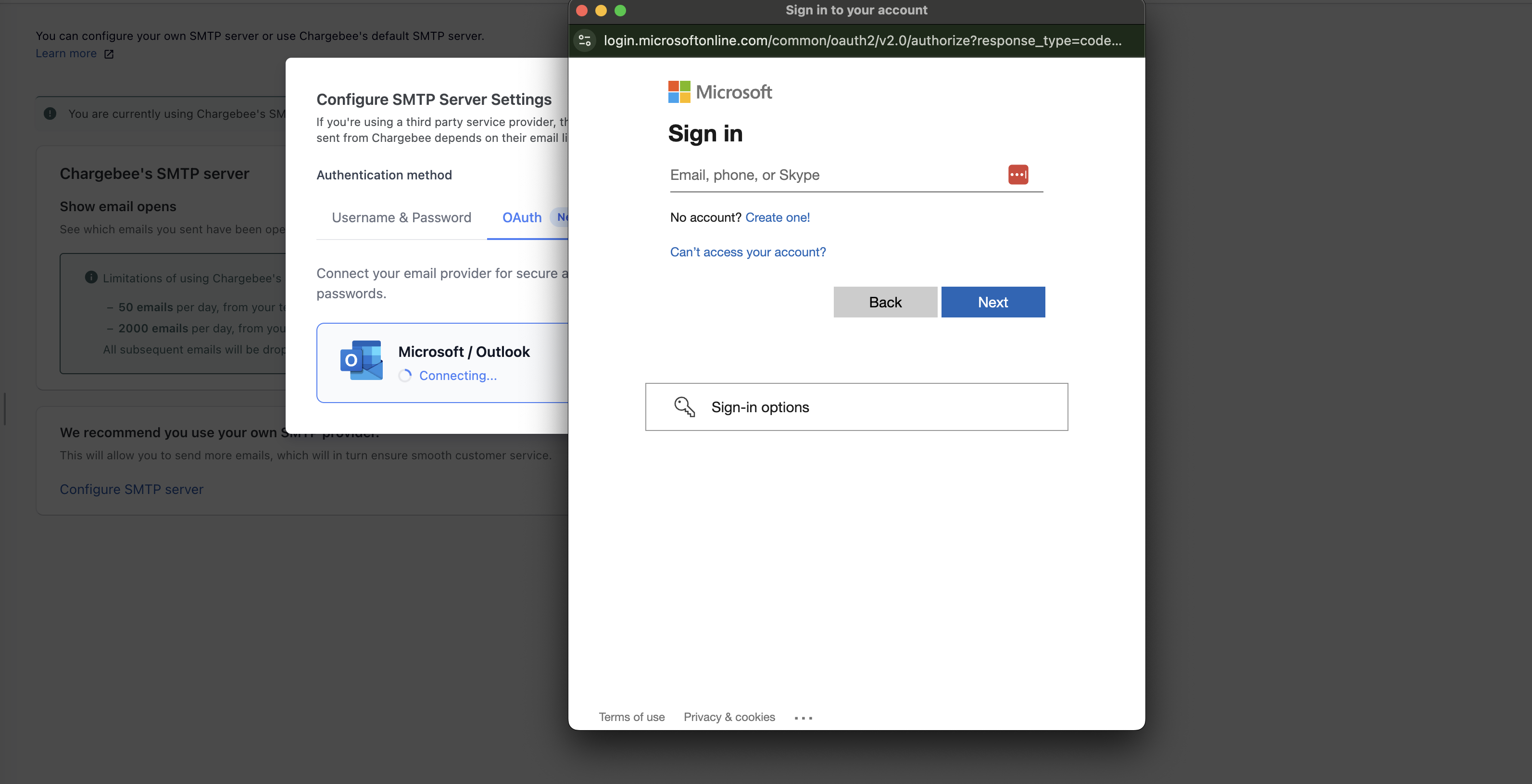 OAuth Providers Popup Page
