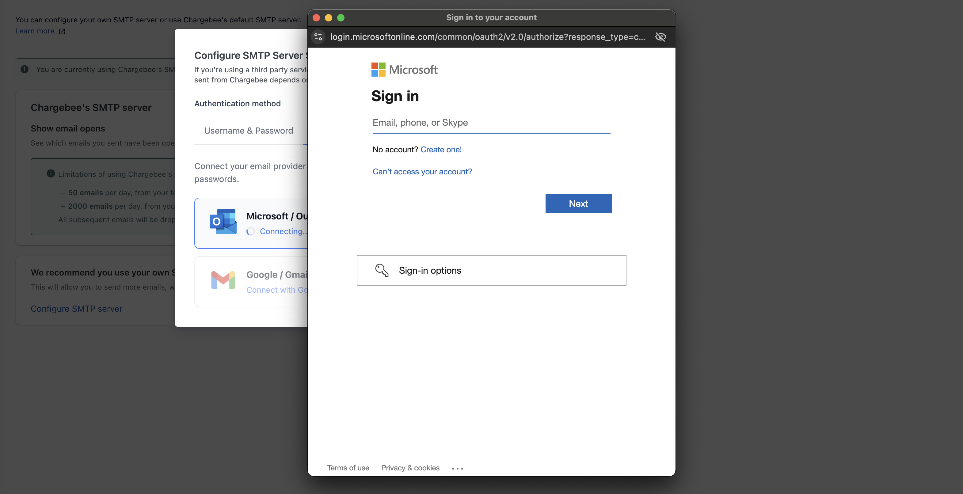 OAuth Providers Popup Page