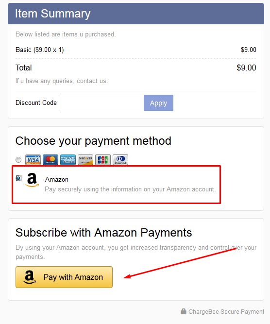 how to update payment info on amazon