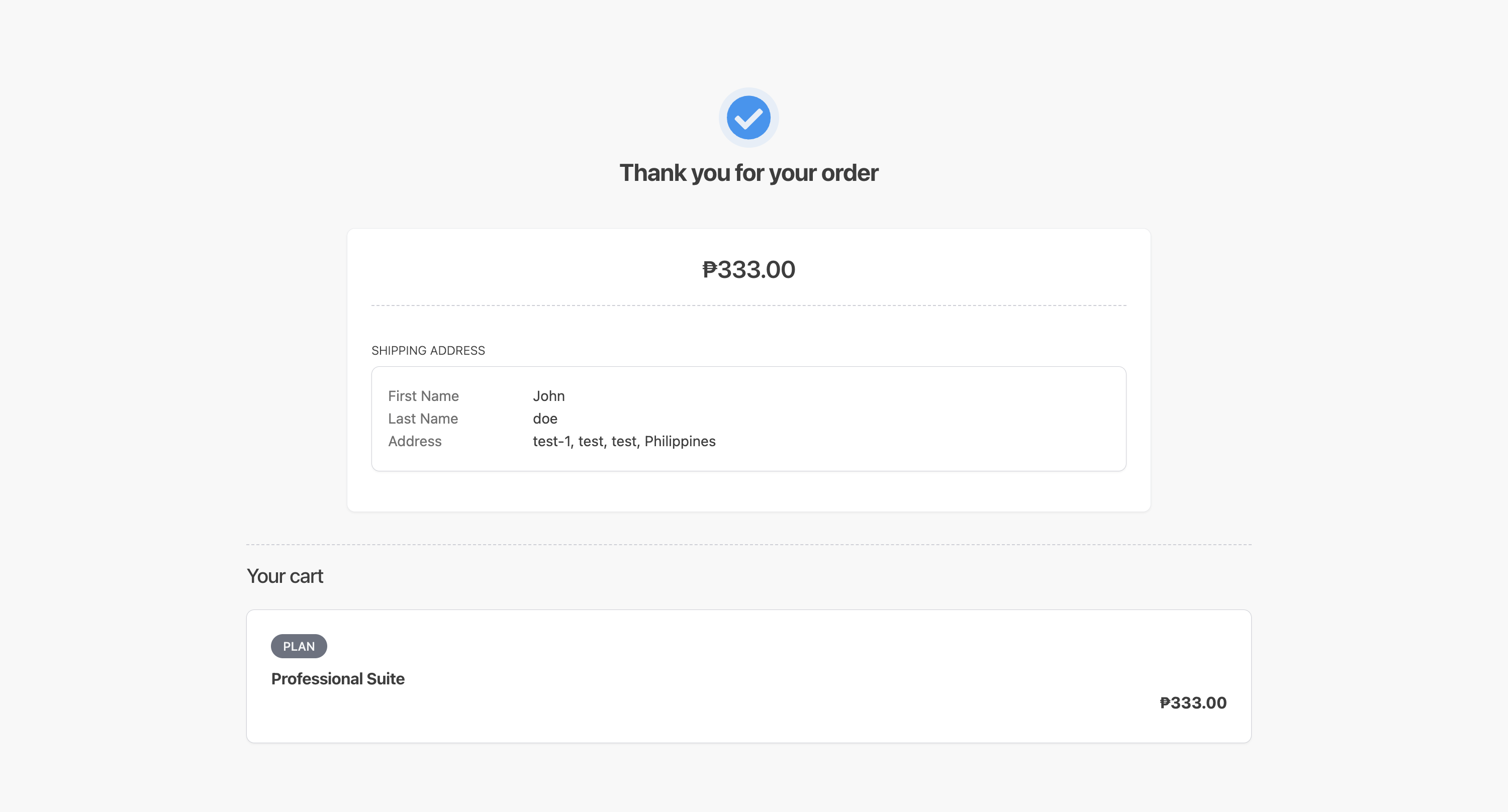 Customer returns to the merchant site after approving the GCash payment
