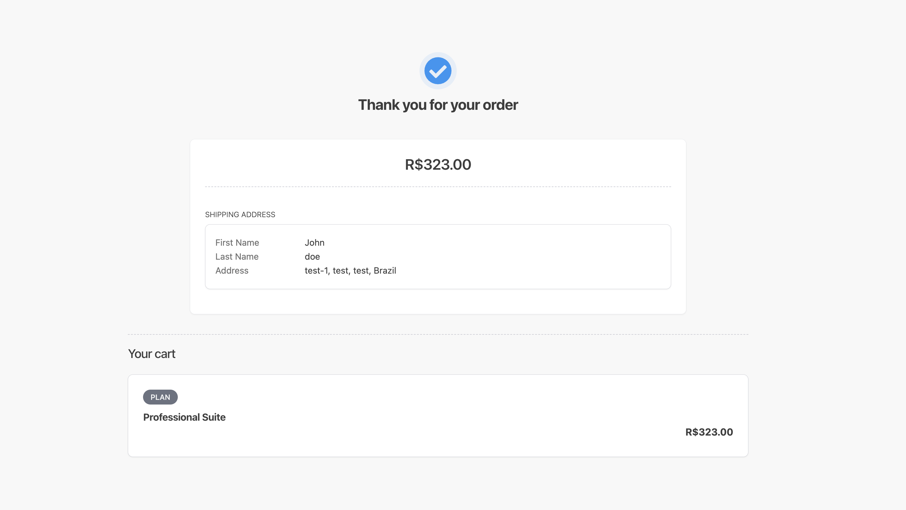 Customer returns to the merchant site after approving the NuPay payment