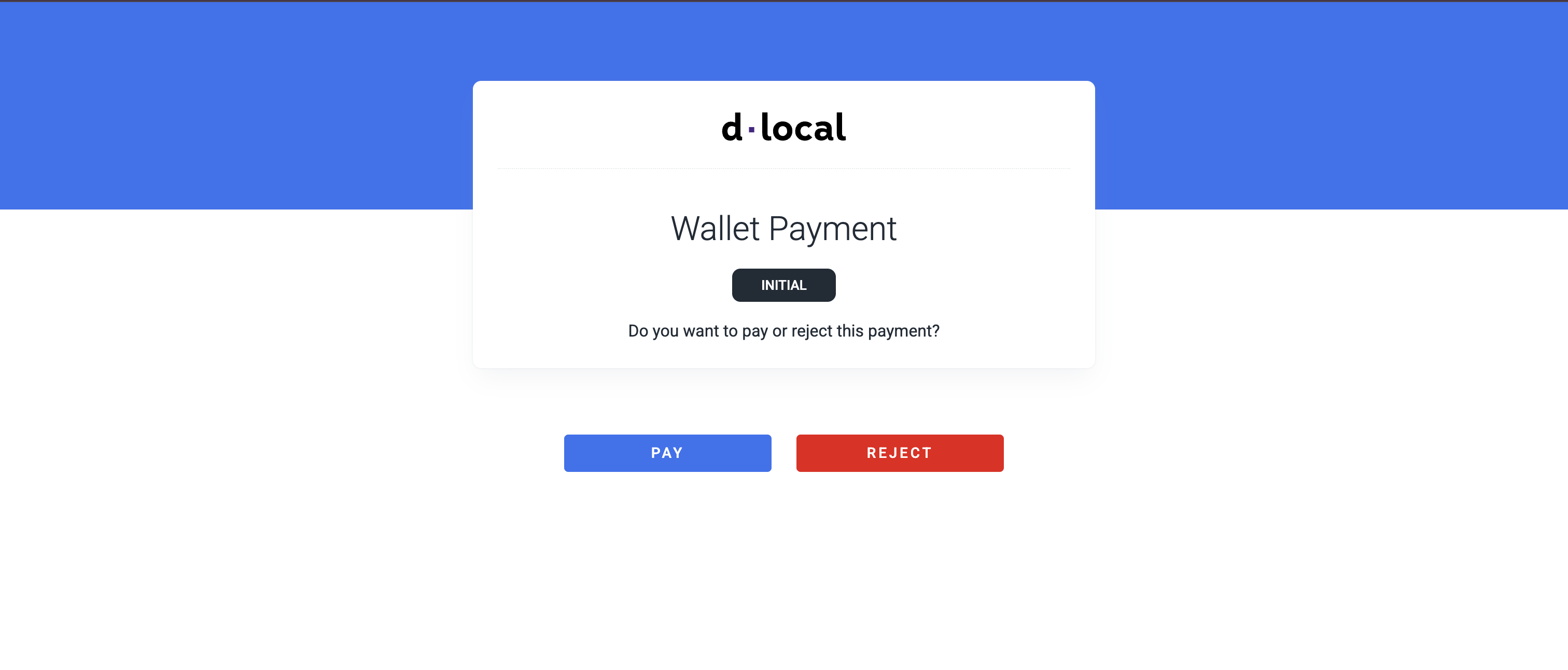 OVO approval page where the customer authorizes the payment
