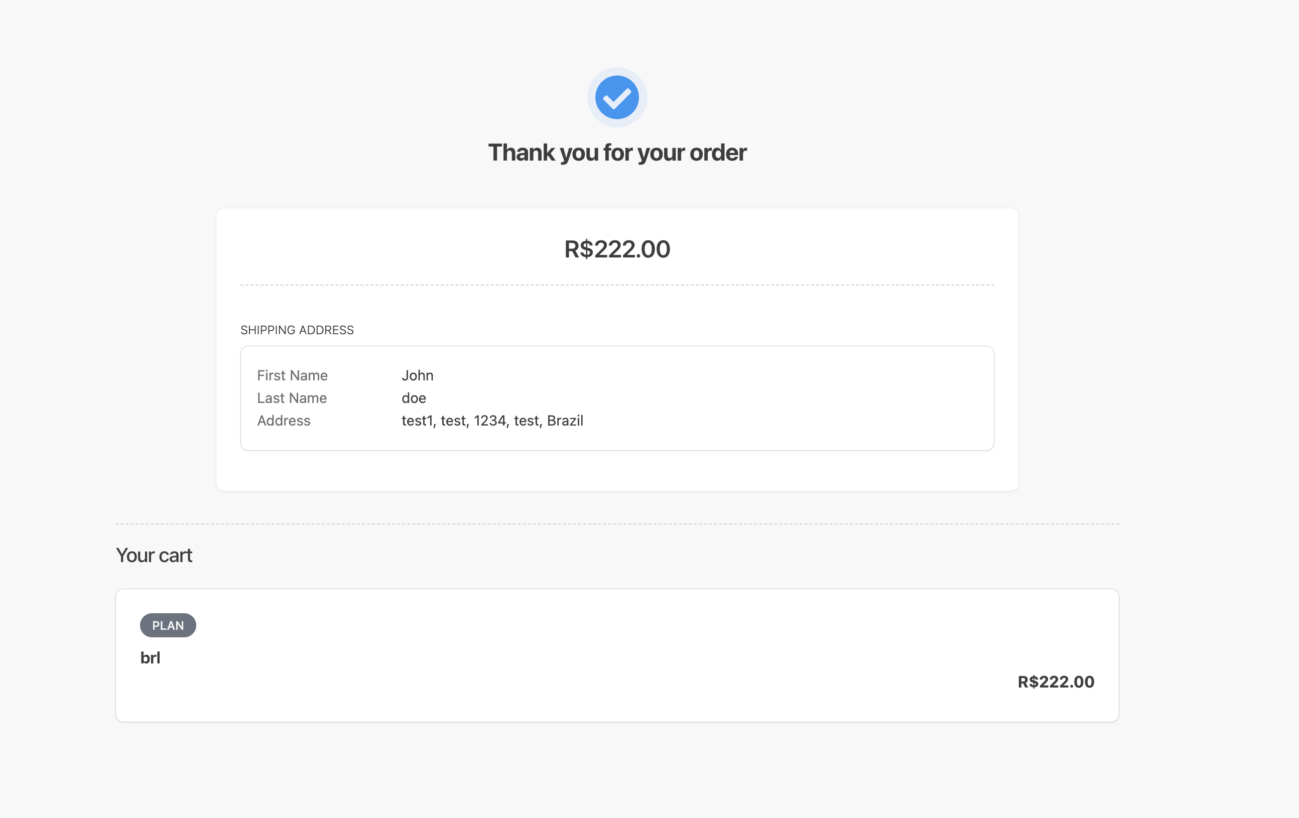 Customer returns to the merchant site after approving the PicPay payment