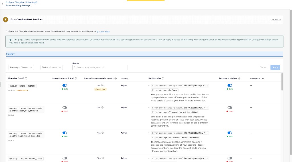 Payment Errors with Root Cause and Troubleshooting