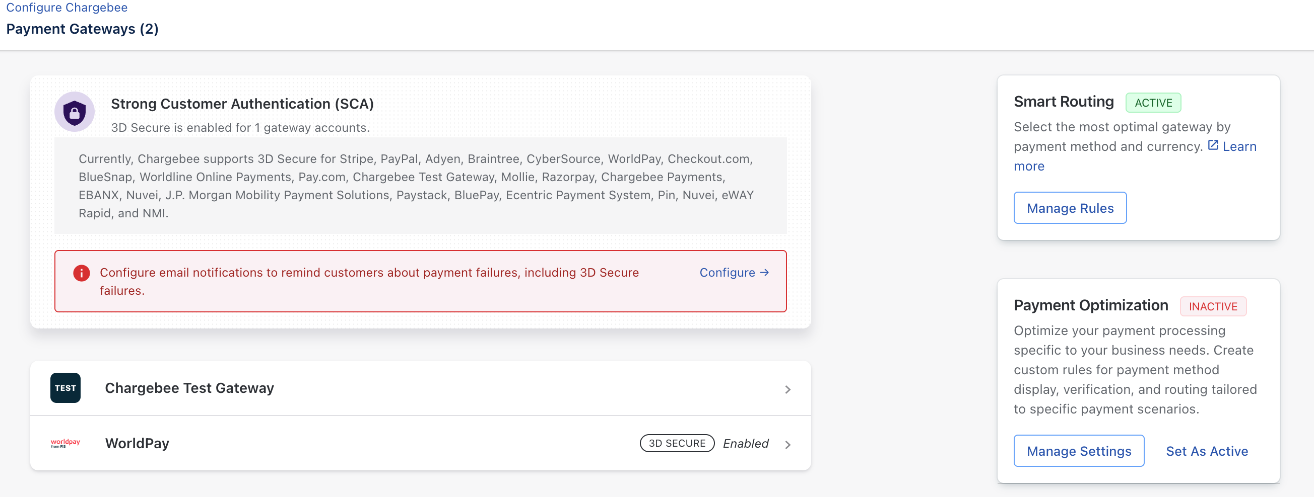 Manage Rules under Smart Routing