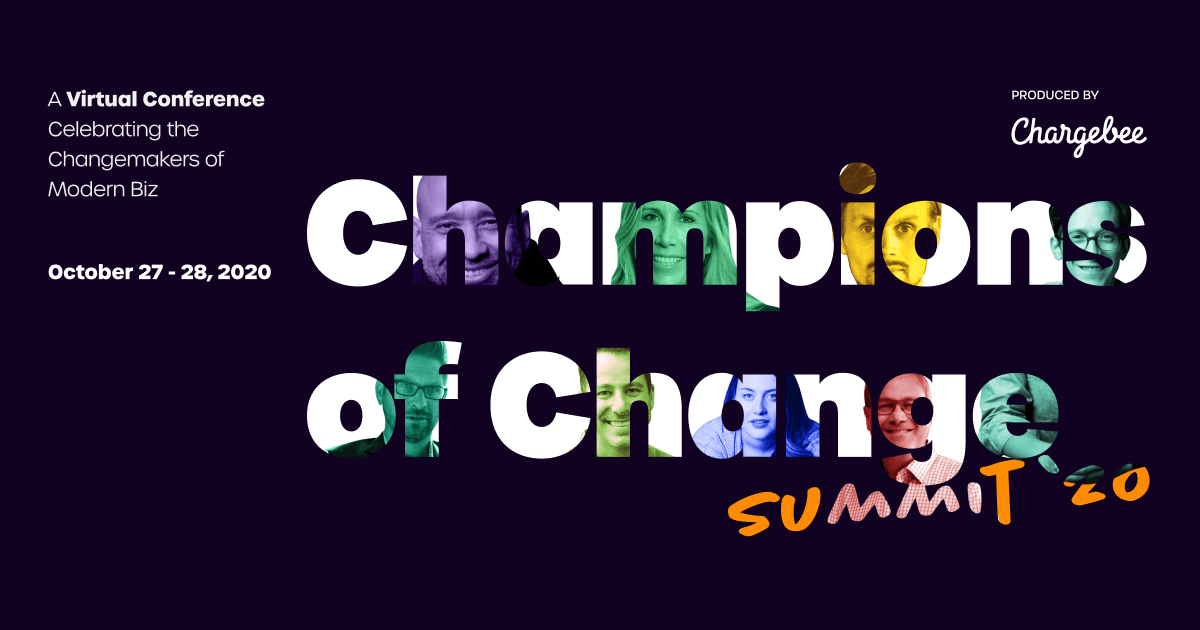 Champions of Change Virtual Conference by Chargebee