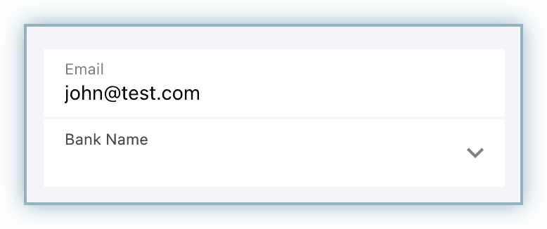 Collect Bank Details