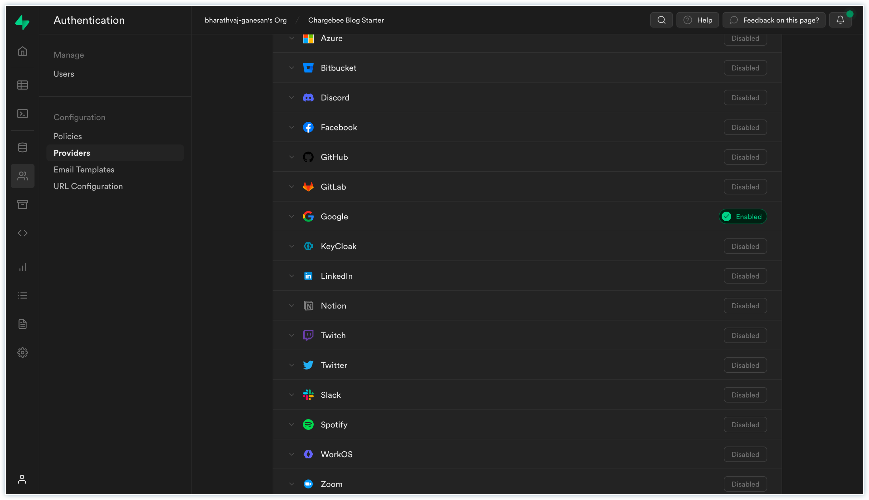 Configure Supabase Authentication