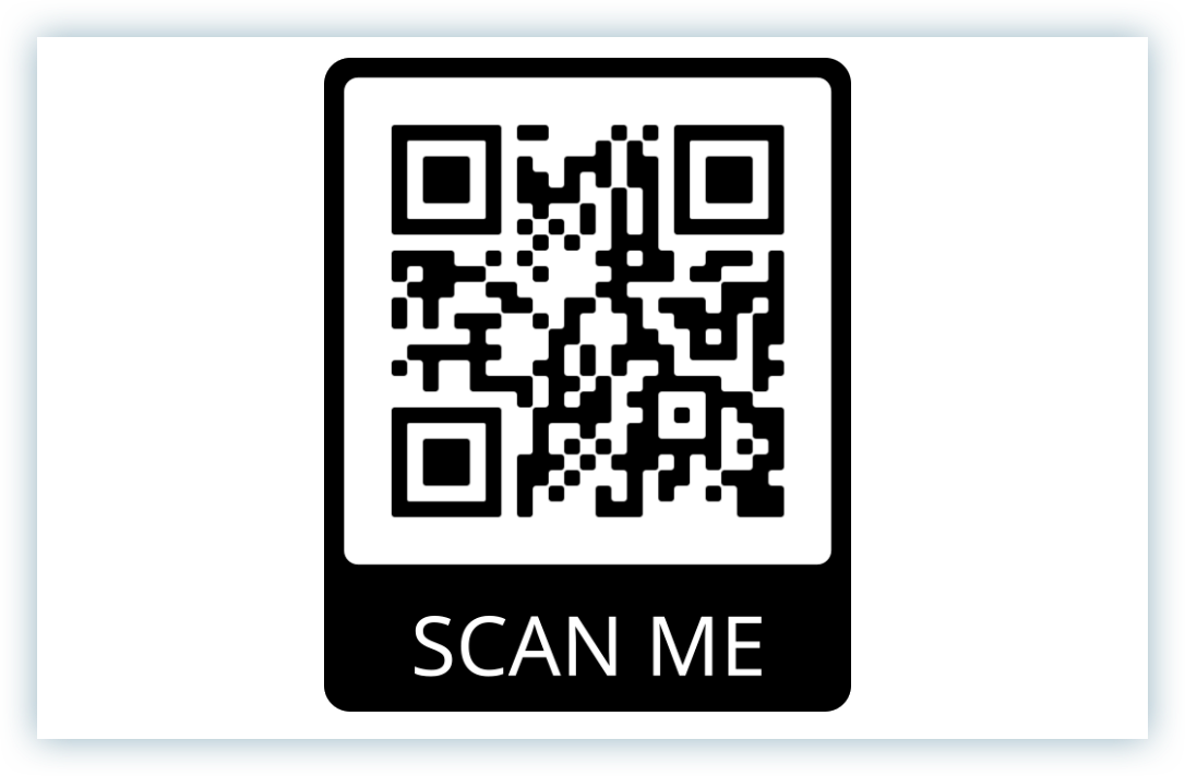 Sample QR code generated